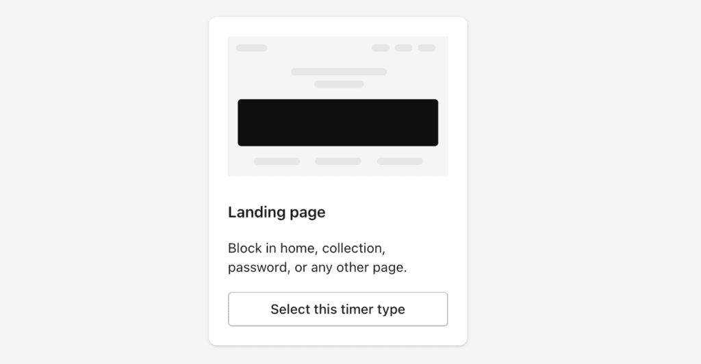 landing page shopify countdown timer